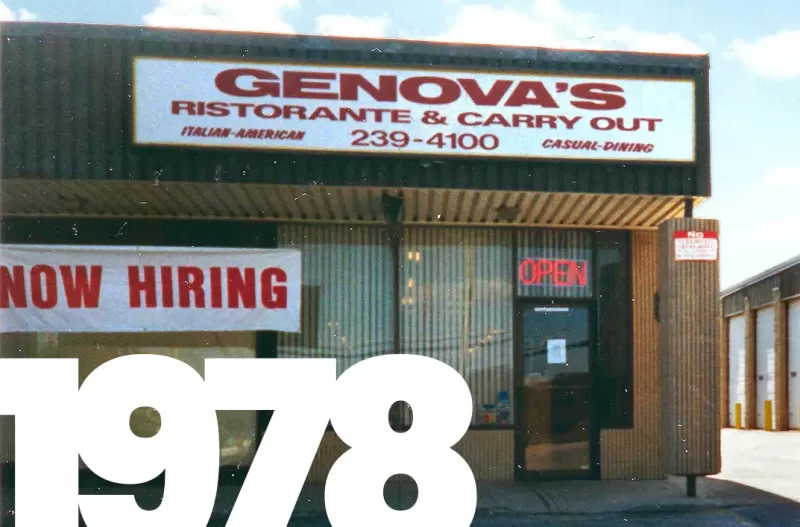 Genova's To Go History 1978 Hampstead