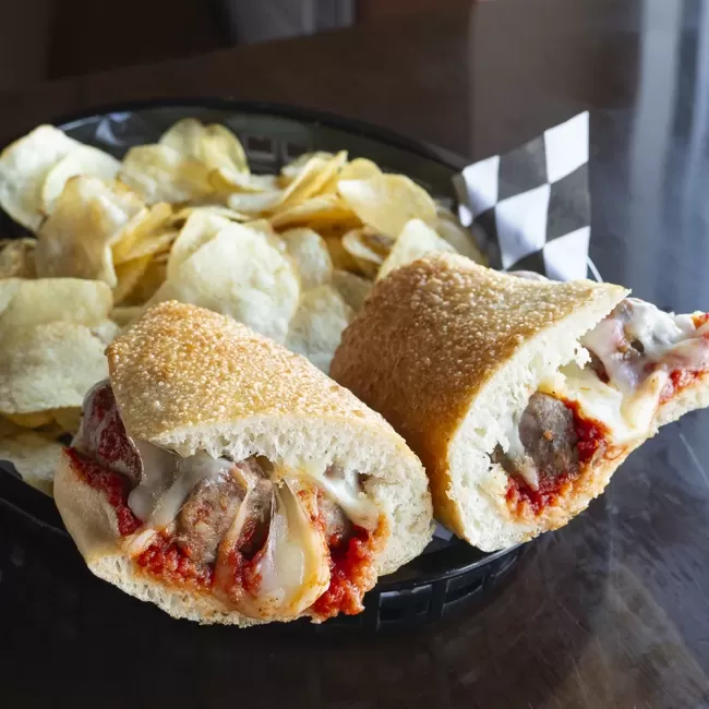 Sausage Parm Sub from Genova’s To Go