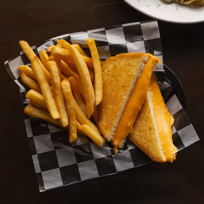 Kids Grilled Cheese & Fries from Genova’s To Go