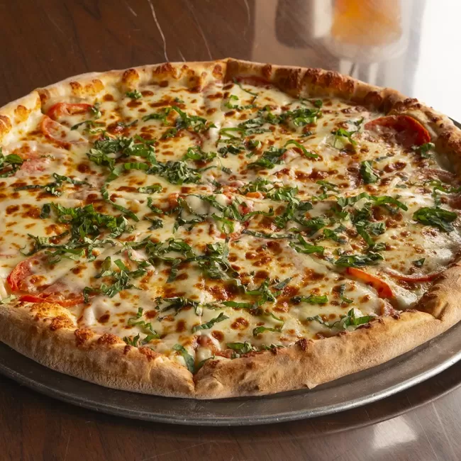 Tomato Basil Pizza from Genova’s To Go