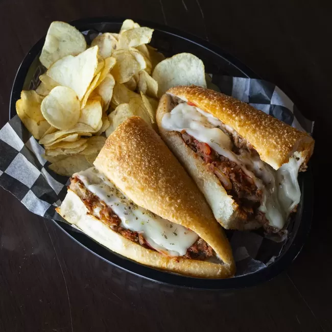 Pizza Steak Sub from Genova’s To Go