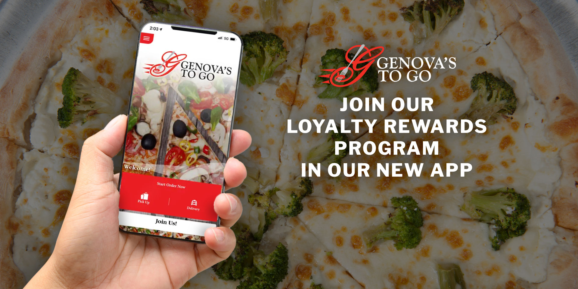 Join the Loyalty Rewards Program with Genova's To Go.