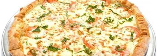 veggie pizza from Genova's To Go