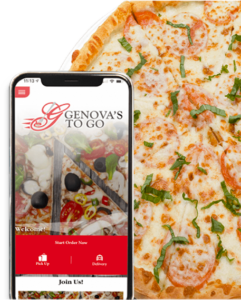 Genova's pizza with App