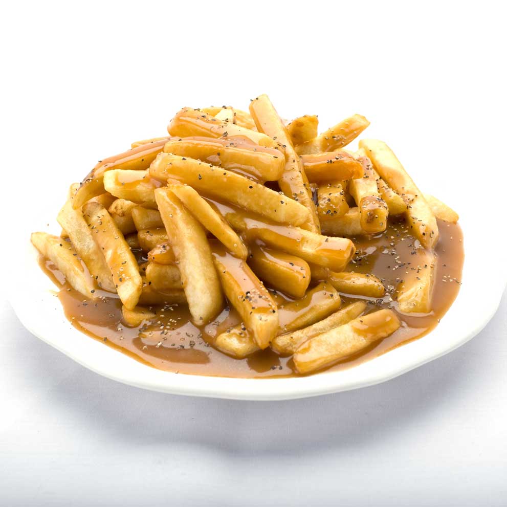 Gravy fries from Genova's To Go.