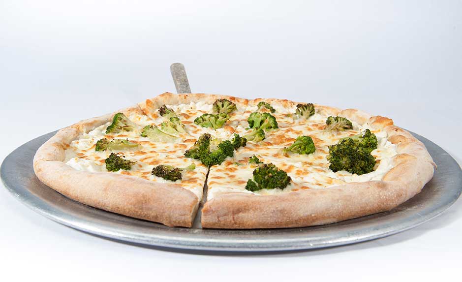 pizza white broccoli ricotta from Genova's To Go