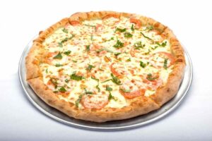 tomato basil pizza from Genova's To Go